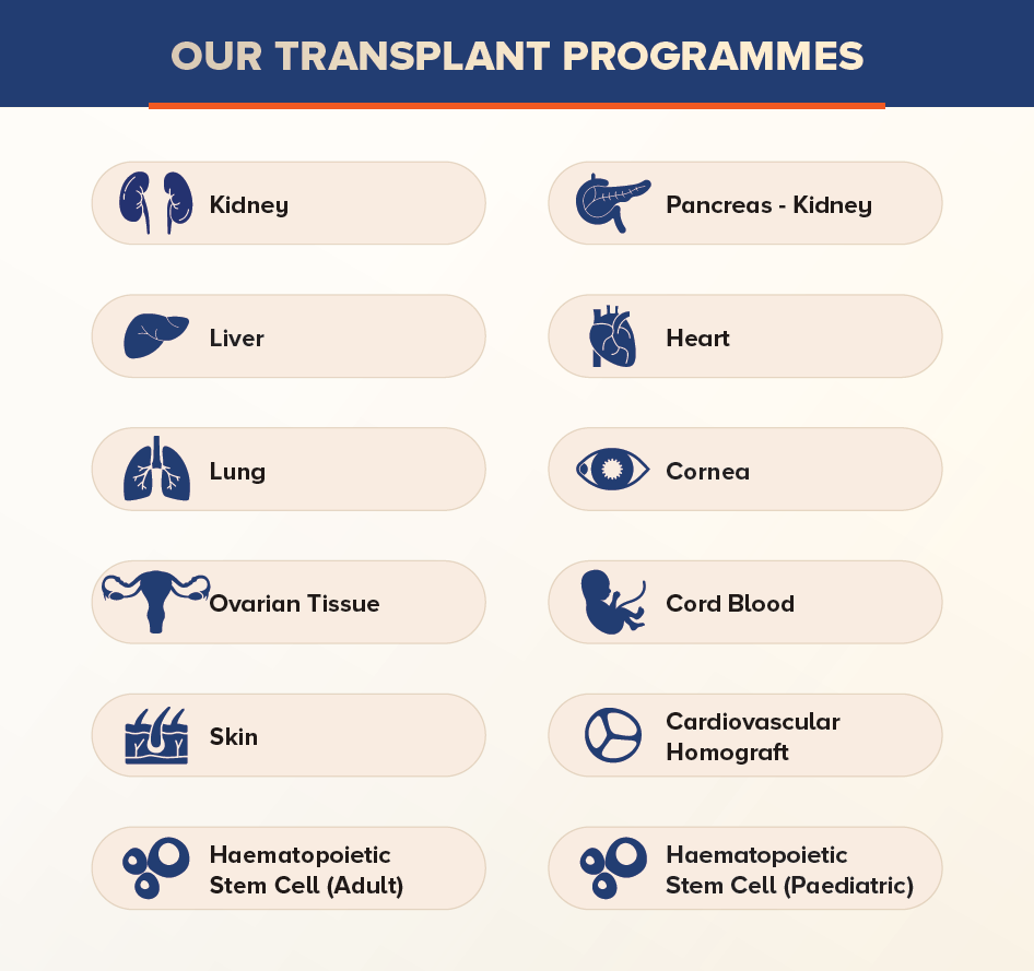 SingHealth Duke-NUS Transplant Centre - Transplant Programmes