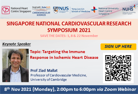 Singapore National Cardiovascular Research Symposium 8 November 2021