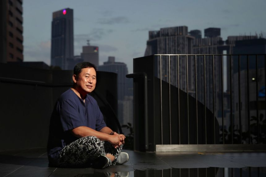  ​Construction engineer Alvin Pang was devastated when he found out that his colon cancer had spread to his peritoneum in September 2019.ST PHOTO GIN TAY