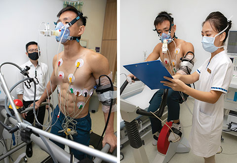 Cardiopulmonary Exercise Test (CPET) traditional set up versus bicycle CPET