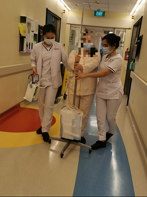 nurses with patient