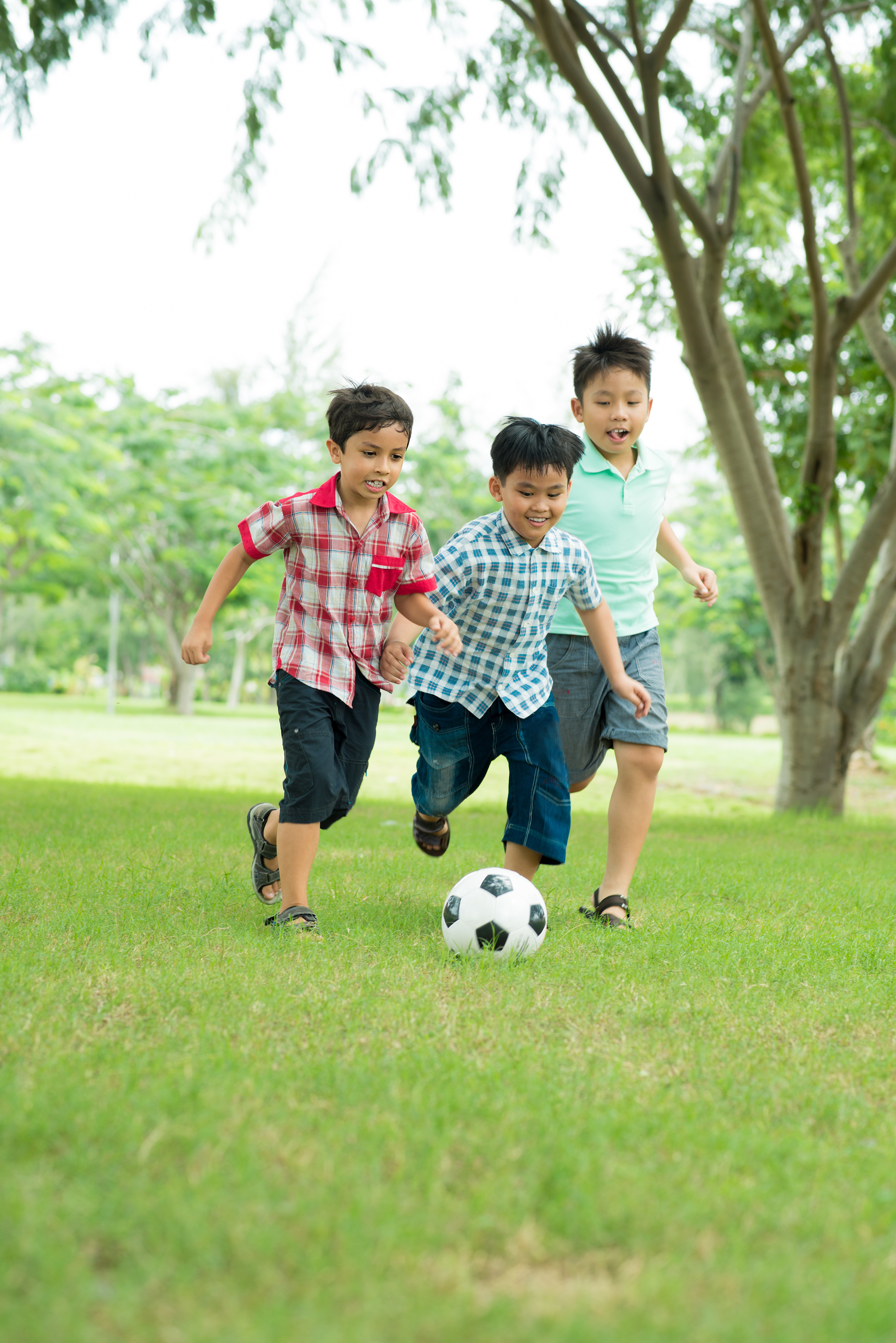 Older children may sustain injuries while playing sports