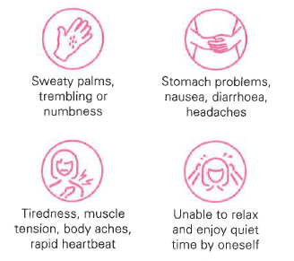 Physical symptoms of generalised anxiety disorder - KKH